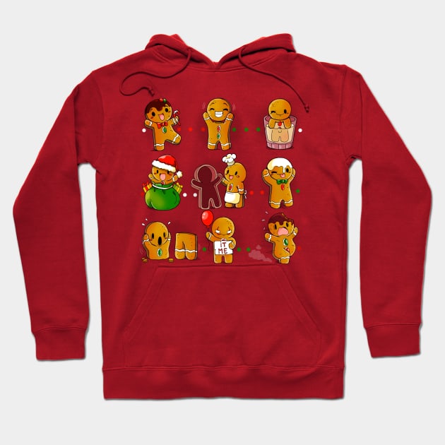 Cookie Christmas Hoodie by Vallina84